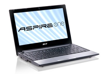 Acer Aspire One AOD255E-13808 10.1 Intel Atom N455 1.66GHZ 1GB RAM 250GB HDD WiFi b/g/n Webcam Windows 7 Starter BLACK (LU.SEV0D.670)