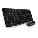 Logitech Desktop MK120 Keyboard&Optical Mouse (USB,Black) 